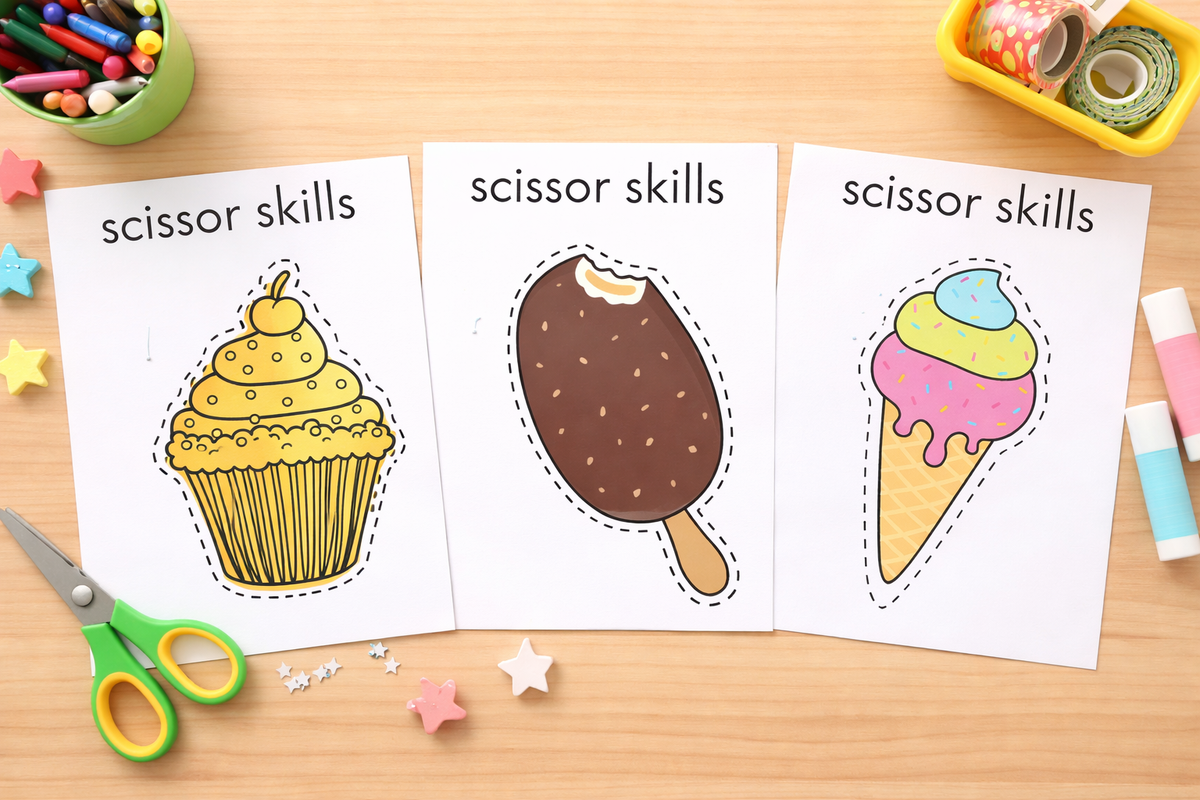 Snip, Snap, Fun! - A playful scissors workbook that helps little hands grow strong and creative!