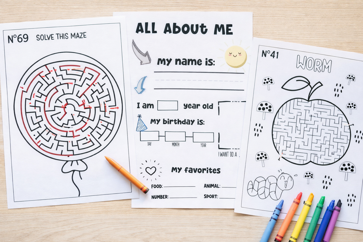 Brain Twisters: Fun Mazes & Riddles for Curious Kids / The Puzzle Playground