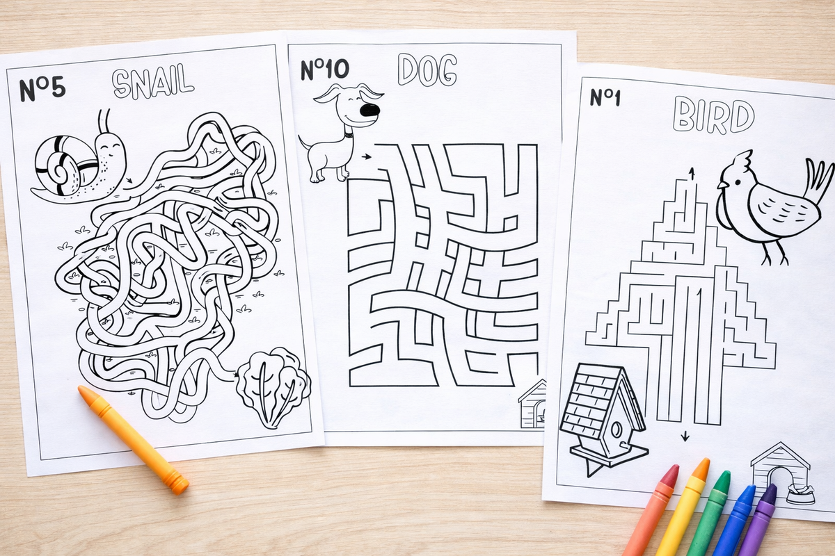 Brain Twisters: Fun Mazes & Riddles for Curious Kids / The Puzzle Playground