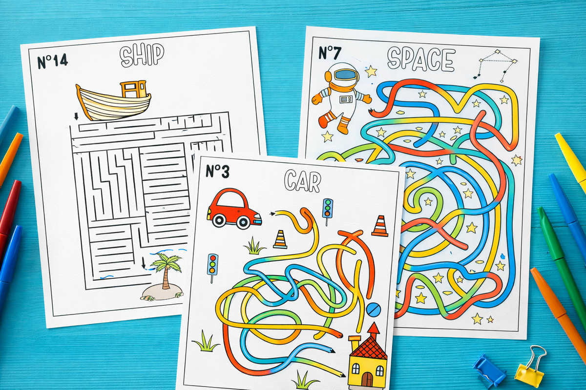 Brain Twisters: Fun Mazes & Riddles for Curious Kids / The Puzzle Playground